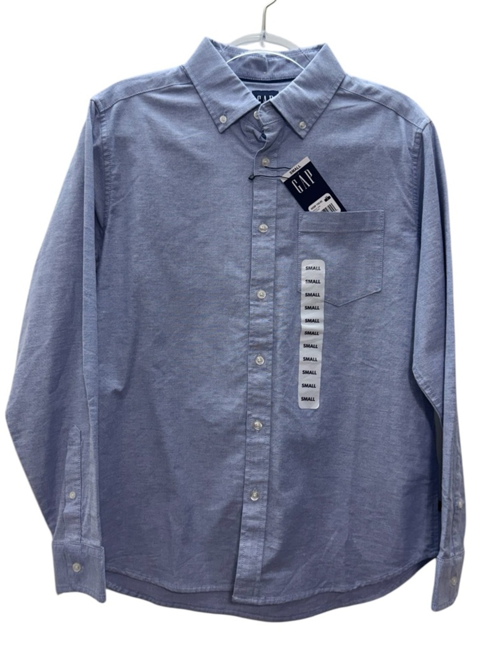 GAP Men’s Light Blue Button-Down Oxford Shirt